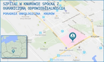 PORADNIA ONKOLOGICZNA - ZESPÓŁ SZPITALI POWIATU GLIWICKIEGO SPÓŁKA Z OGRANICZONĄ ODPOWIEDZIALNOŚCIĄ - UL. NIEPODLEGŁOŚCI 8,  KNURÓW