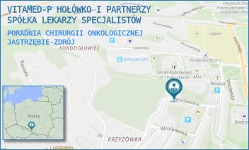 PORADNIA CHIRURGII ONKOLOGICZNEJ - VITAMED-P HOŁÓWKO I PARTNERZY - SPÓŁKA LEKARZY SPECJALISTÓW - UL. WROCŁAWSKA 20,  JASTRZĘBIE-ZDRÓJ