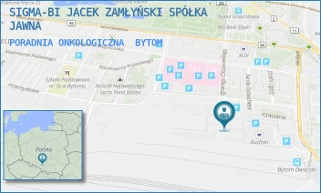 PORADNIA ONKOLOGICZNA - SIGMA-BI JACEK ZAMŁYŃSKI SPÓŁKA JAWNA - UL. IGNACEGO CHRZANOWSKIEGO 23,  BYTOM