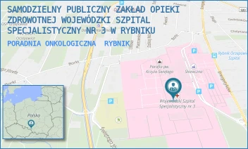 PORADNIA ONKOLOGICZNA - SAMODZIELNY PUBLICZNY ZAKŁAD OPIEKI ZDROWOTNEJ WOJEWÓDZKI SZPITAL SPECJALISTYCZNY NR 3 W RYBNIKU - UL. ENERGETYKÓW 46,  RYBNIK