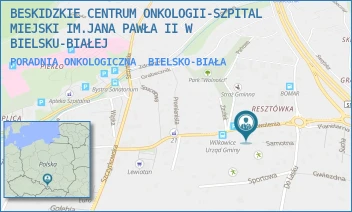 PORADNIA ONKOLOGICZNA - BESKIDZKIE CENTRUM ONKOLOGII-SZPITAL MIEJSKI IM.JANA PAWŁA II W BIELSKU-BIAŁEJ - UL. WYZWOLENIA 18,  BIELSKO-BIAŁA