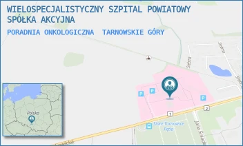 PORADNIA ONKOLOGICZNA - WIELOSPECJALISTYCZNY SZPITAL POWIATOWY SPÓŁKA AKCYJNA - UL. PYSKOWICKA 47-51,  TARNOWSKIE GÓRY