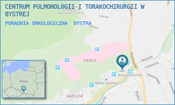 PORADNIA ONKOLOGICZNA - CENTRUM PULMONOLOGII I TORAKOCHIRURGII W BYSTREJ - UL. JULIANA FAŁATA 2,  BYSTRA