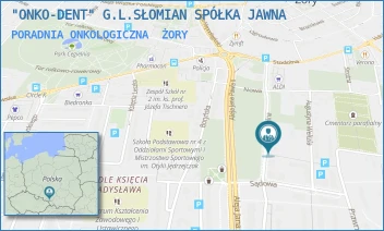 PORADNIA ONKOLOGICZNA - ONKO-DENT G.L. SŁOMIAN SPÓŁKA Z OGRANICZONĄ ODPOWIEDZIALNOŚCIĄ - UL. CENTRALNA 17,  ŻORY