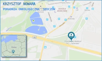 PORADNIA ONKOLOGICZNA - KRZYSZTOF NOWARA - UL. CIĘŻAROWA 54,  SKOCZÓW