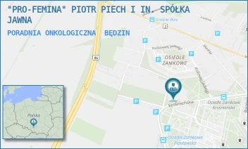 PORADNIA ONKOLOGICZNA - "PRO-FEMINA" PIOTR PIECH I IN. SPÓŁKA JAWNA - UL. KROŚNIEŃSKA 1,  BĘDZIN