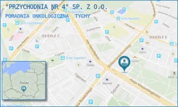 PORADNIA ONKOLOGICZNA - "PRZYCHODNIA NR 4" SP. Z O.O. - AL. NIEPODLEGŁOŚCI 45,  TYCHY
