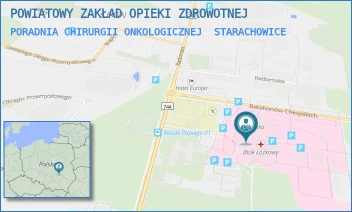 PORADNIA CHIRURGII ONKOLOGICZNEJ - POWIATOWY ZAKŁAD OPIEKI ZDROWOTNEJ - BATALIONÓW CHŁOPSKICH 6,  STARACHOWICE