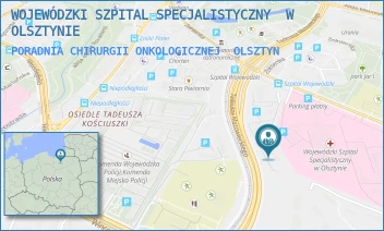 PORADNIA CHIRURGII ONKOLOGICZNEJ - WOJEWÓDZKI SZPITAL SPECJALISTYCZNY  W OLSZTYNIE - ŻOŁNIERSKA 16B,  OLSZTYN