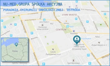 PORADNIA CHIRURGII ONKOLOGICZNEJ - NU-MED GRUPA SPÓŁKA AKCYJNA - TADEUSZA KOŚCIUSZKI 2,  OSTRÓDA