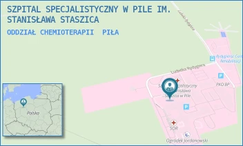 ODDZIAŁ CHEMIOTERAPII - SZPITAL SPECJALISTYCZNY W PILE IM. STANISŁAWA STASZICA - RYDYGIERA 1,  PIŁA