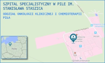 ODDZIAŁ ONKOLOGII KLINICZNEJ I CHEMIOTERAPII - SZPITAL SPECJALISTYCZNY W PILE IM. STANISŁAWA STASZICA - RYDYGIERA 1,  PIŁA