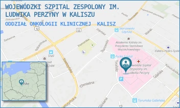 ODDZIAŁ ONKOLOGII KLINICZNEJ - WOJEWÓDZKI SZPITAL ZESPOLONY IM. LUDWIKA PERZYNY W KALISZU - TORUŃSKA 7,  KALISZ