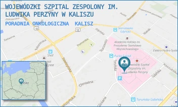 PORADNIA ONKOLOGICZNA - WOJEWÓDZKI SZPITAL ZESPOLONY IM. LUDWIKA PERZYNY W KALISZU - TORUŃSKA 7,  KALISZ