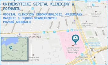 ODDZIAŁ KLINICZNY ENDOKRYNOLOGII, PRZEMIANY MATERII I CHORÓB WEWNĘTRZNYCH - UNIWERSYTECKI SZPITAL KLINICZNY W POZNANIU - PRZYBYSZEWSKIEGO 49,  POZNAŃ-GRUNWALD