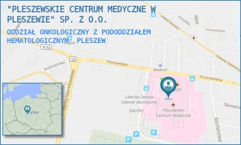 ODDZIAŁ ONKOLOGICZNY Z PODODDZIAŁEM HEMATOLOGICZNYM - "PLESZEWSKIE CENTRUM MEDYCZNE W PLESZEWIE" SP. Z O.O. - POZNAŃSKA 125A,  PLESZEW
