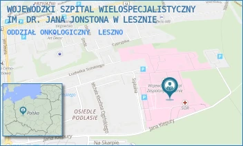 ODDZIAŁ ONKOLOGICZNY - WOJEWÓDZKI SZPITAL WIELOSPECJALISTYCZNY IM. DR. JANA JONSTONA W LESZNIE - KIEPURY 45,  LESZNO
