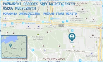 PORADNIA ONKOLOGICZNA - POZNAŃSKI OŚRODEK SPECJALISTYCZNYCH USŁUG MEDYCZNYCH - ALEJE SOLIDARNOŚCI 36,  POZNAŃ-STARE MIASTO