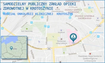 ODDZIAŁ ONKOLOGII KLINICZNEJ - SAMODZIELNY PUBLICZNY ZAKŁAD OPIEKI ZDROWOTNEJ W KROTOSZYNIE - MICKIEWICZA 21,  KROTOSZYN