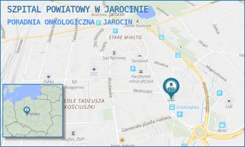 PORADNIA ONKOLOGICZNA - SZPITAL POWIATOWY W JAROCINIE - SZPITALNA 1,  JAROCIN