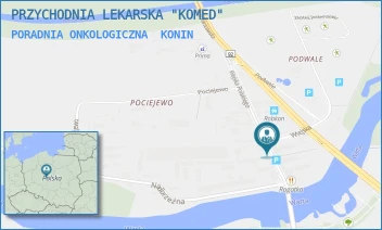 PORADNIA ONKOLOGICZNA - PRZYCHODNIA LEKARSKA "KOMED" - WOJSKA POLSKIEGO 6,  KONIN