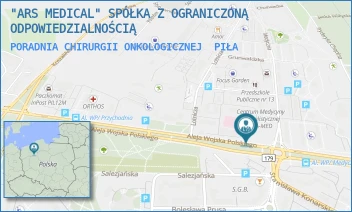 PORADNIA CHIRURGII ONKOLOGICZNEJ - "ARS MEDICAL" SPÓŁKA Z OGRANICZONĄ ODPOWIEDZIALNOŚCIĄ - AL. WOJSKA POLSKIEGO 43/-,  PIŁA