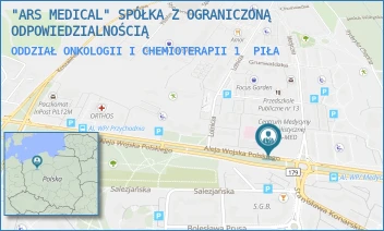 ODDZIAŁ ONKOLOGII I CHEMIOTERAPII 1 - "ARS MEDICAL" SPÓŁKA Z OGRANICZONĄ ODPOWIEDZIALNOŚCIĄ - AL. WOJSKA POLSKIEGO 43/-,  PIŁA