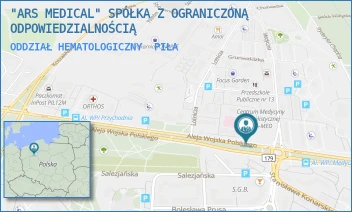 ODDZIAŁ HEMATOLOGICZNY - "ARS MEDICAL" SPÓŁKA Z OGRANICZONĄ ODPOWIEDZIALNOŚCIĄ - AL. WOJSKA POLSKIEGO 43/-,  PIŁA