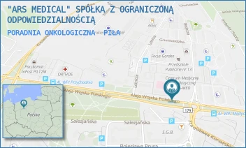 PORADNIA ONKOLOGICZNA - "ARS MEDICAL" SPÓŁKA Z OGRANICZONĄ ODPOWIEDZIALNOŚCIĄ - AL. WOJSKA POLSKIEGO 43/-,  PIŁA