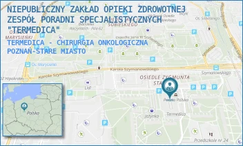 TERMEDICA - CHIRURGIA ONKOLOGICZNA - NIEPUBLICZNY ZAKŁAD OPIEKI ZDROWOTNEJ ZESPÓŁ PORADNI SPECJALISTYCZNYCH "TERMEDICA" - OS. BOLESŁAWA CHROBREGO 101,  POZNAŃ-STARE MIASTO