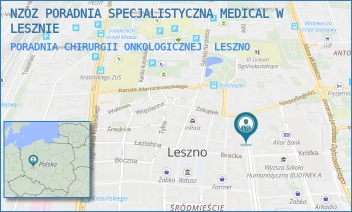PORADNIA CHIRURGII ONKOLOGICZNEJ - NZOZ PORADNIA SPECJALISTYCZNA MEDICAL MAGDALENA ZAKRZEWSKA - B. CHROBREGO 48,  LESZNO
