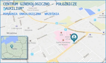 PORADNIA ONKOLOGICZNA - CENTRUM GINEKOLOGICZNO - POŁOŻNICZE "AUXILIUM" - LEGII WRZESIŃSKIEJ 19A,  WRZEŚNIA