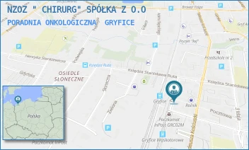 PORADNIA ONKOLOGICZNA - NZOZ " CHIRURG" SPÓŁKA Z O.O - DWORCOWA 21,  GRYFICE