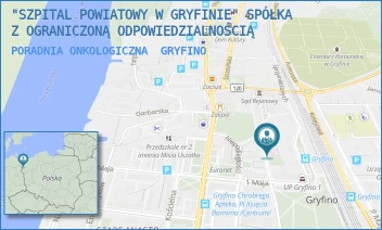 PORADNIA ONKOLOGICZNA - "SZPITAL POWIATOWY W GRYFINIE" SPÓŁKA Z OGRANICZONĄ ODPOWIEDZIALNOŚCIĄ - PARKOWA 5,  GRYFINO