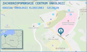 ODDZIAŁ ONKOLOGII KLINICZNEJ - ZACHODNIOPOMORSKIE CENTRUM ONKOLOGII - STRZAŁOWSKA 22,  SZCZECIN