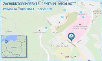 PORADNIA ONKOLOGII - ZACHODNIOPOMORSKIE CENTRUM ONKOLOGII - STRZAŁOWSKA 22,  SZCZECIN