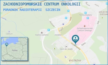 PORADNIA RADIOTERAPII - ZACHODNIOPOMORSKIE CENTRUM ONKOLOGII - STRZAŁOWSKA 22,  SZCZECIN