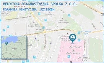 PORADNIA GENETYCZNA - MEDYCYNA DIAGNOSTYCZNA SPÓŁKA Z O.O. - UNII LUBELSKIEJ 1,  SZCZECIN