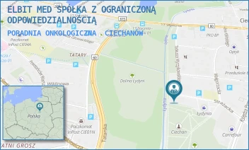 PORADNIA ONKOLOGICZNA - ELBIT MED SPÓŁKA Z OGRANICZONĄ ODPOWIEDZIALNOŚCIĄ - STRAŻACKA 7,  CIECHANÓW